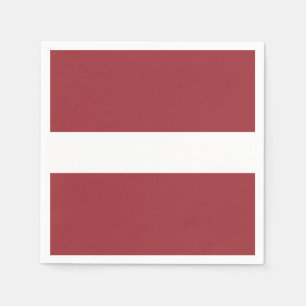 Latvia Flag Napkin