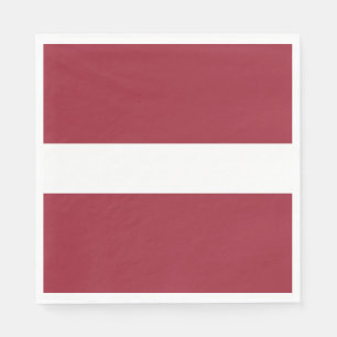 Latvia Flag Napkin