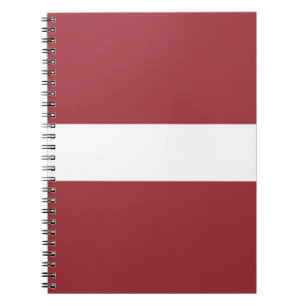 Latvia Flag Notebook