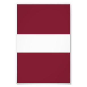Latvia flag photo print