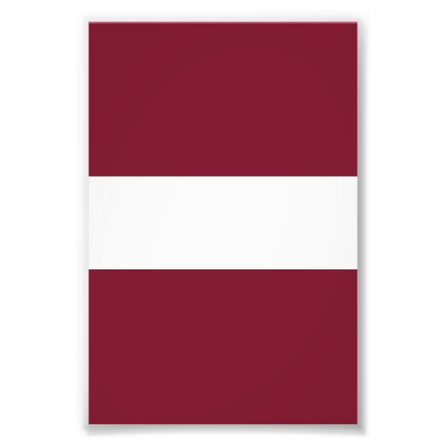 Latvia flag photo print (Front)