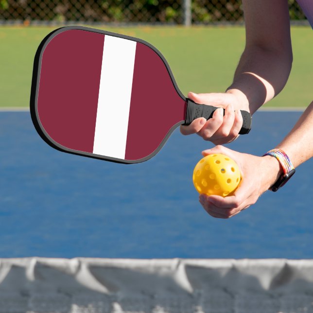 Latvia flag pickleball paddle (Insitu)