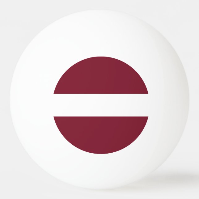 Latvia flag ping pong ball (Front)