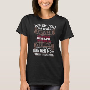Latvia Flag Proud Latvians Men & Women T-Shirt