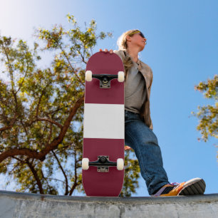Latvia flag skateboard