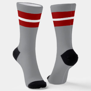 Latvia flag socks