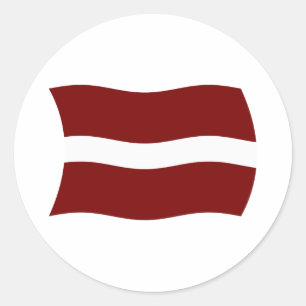 Latvia Flag Sticker