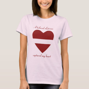 Latvia Flag Sweetheart T-Shirt