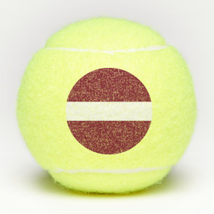 Latvia flag tennis balls
