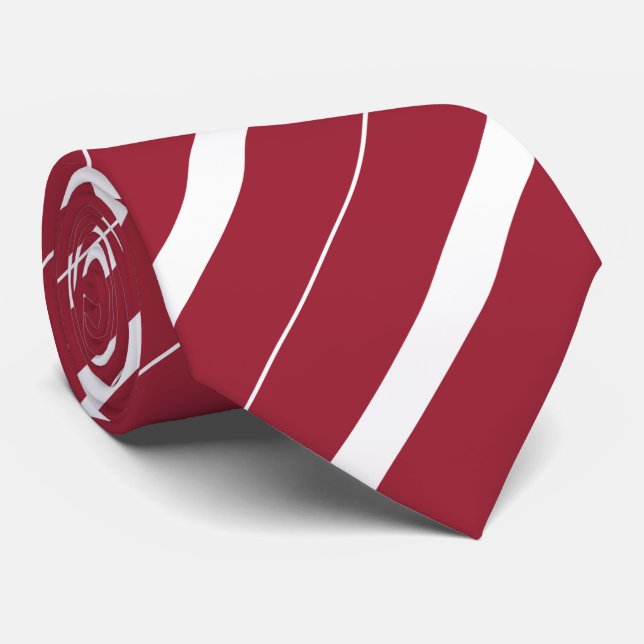 Latvia Flag Tie (Rolled)