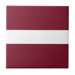 Latvia flag tile
