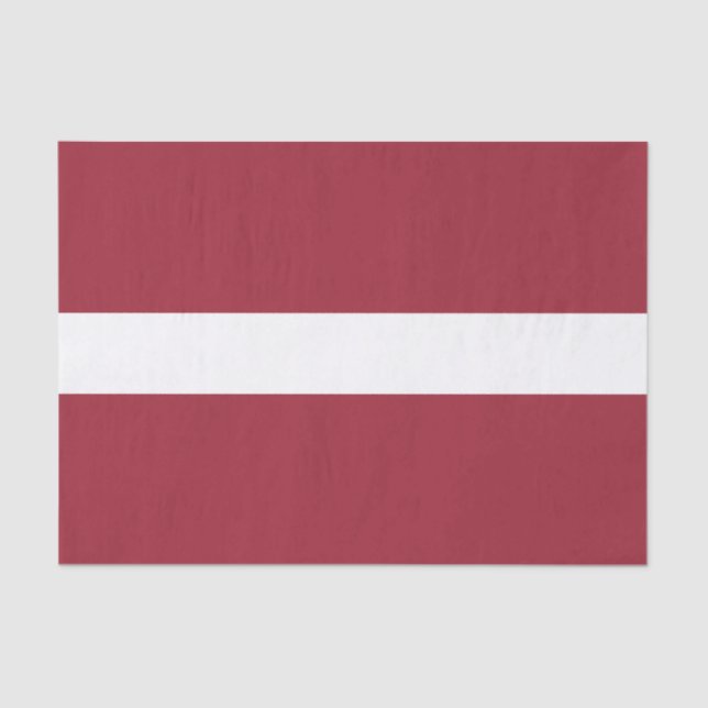 Latvia Flag Tissue Paper (Front)