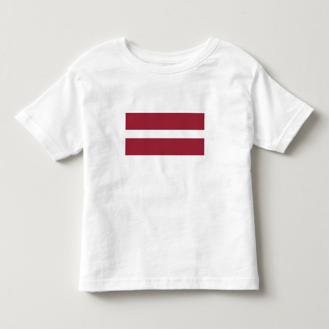 Latvia Flag Toddler T-Shirt (Front)