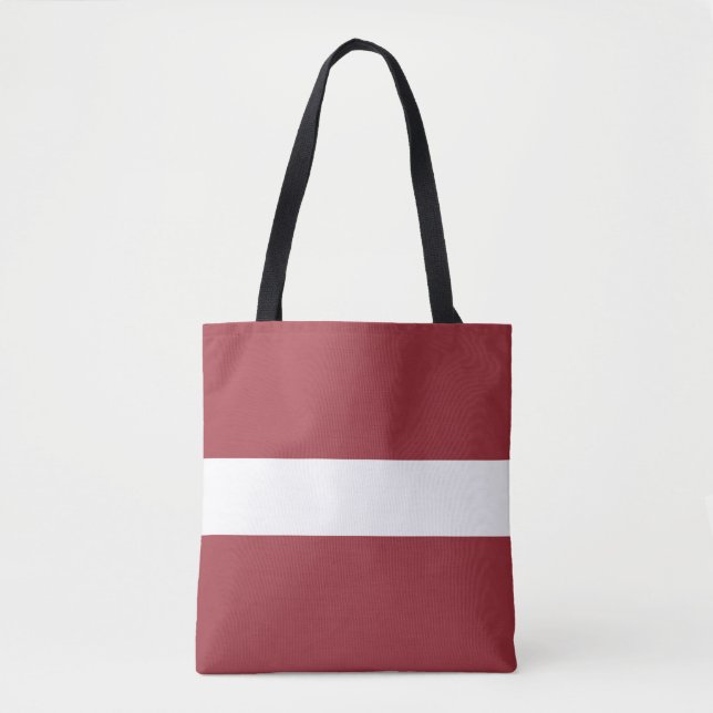 Latvia Flag Tote Bag (Front)