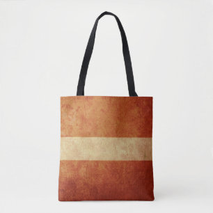 Latvia Flag Tote Bag