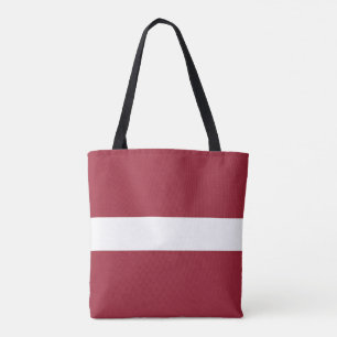 Latvia Flag Tote Bag