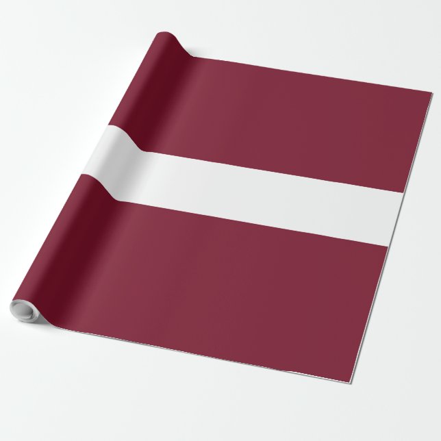 Latvia flag wrapping paper (Unrolled)