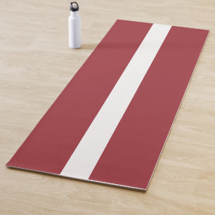 Latvia Flag Yoga Mat