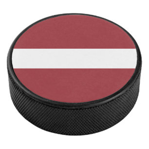 LATVIA HOCKEY PUCK