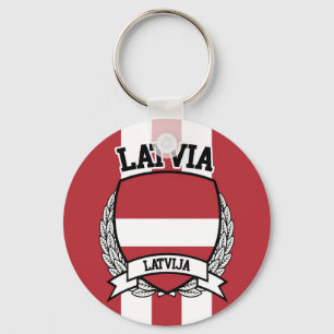 Latvia Key Ring