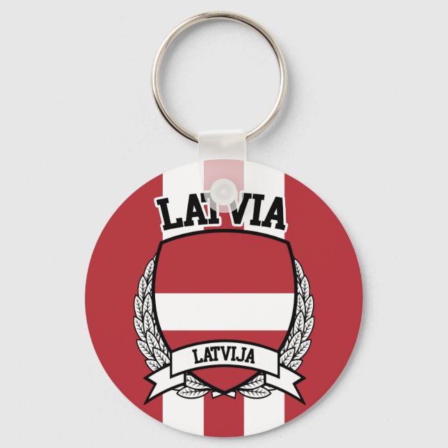 Latvia Key Ring (Front)