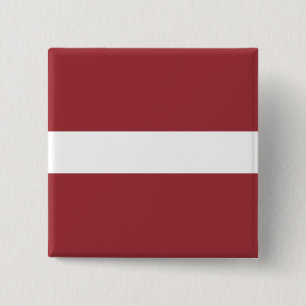 Latvia (Latvian) Flag 15 Cm Square Badge