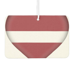 Latvia (Latvian) Flag Car Air Freshener