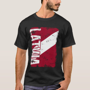 Latvia Latvija Pride Latvian Flag Roots Heritage T-Shirt