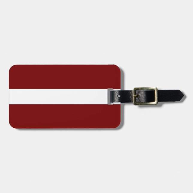 Latvia Luggage Tag (Front Horizontal)