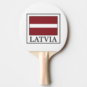 Latvia Ping Pong Paddle