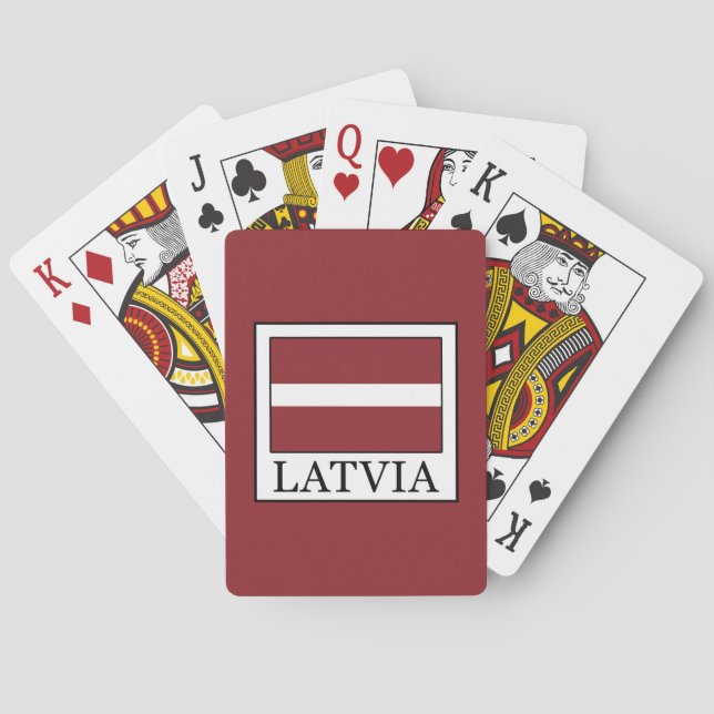 Latvia Playing Cards (Back)