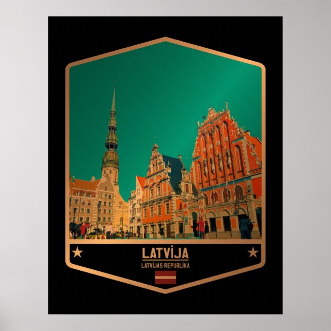 Latvia Poster (Front)