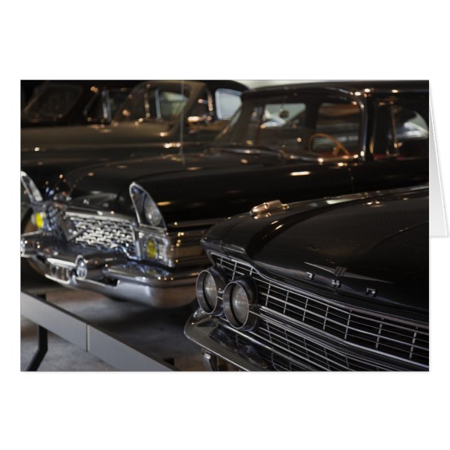 Latvia, Riga, Riga Motor Museum, cars of the (Front Horizontal)