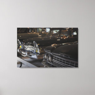 Latvia, Riga, Riga Motor Museum, cars of the Canvas Print