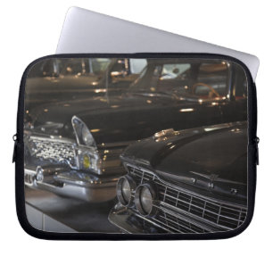 Latvia, Riga, Riga Motor Museum, cars of the Laptop Sleeve
