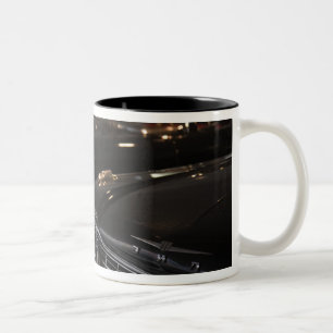 Latvia, Riga, Riga Motor Museum, cars of the Two-Tone Coffee Mug