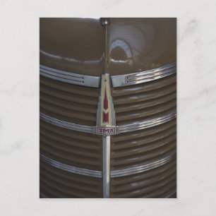 Latvia, Riga, Riga Motor Museum, hood ornament Postcard