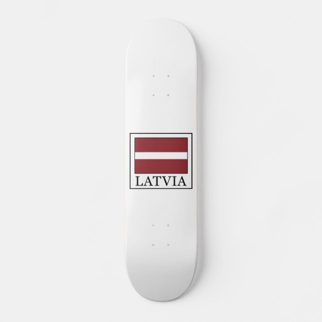 Latvia Skateboard (Front)