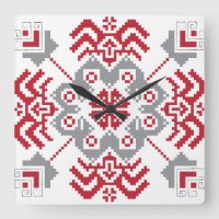 Latvian Auseklis Folk art geometric medallion