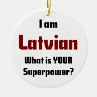 latvian ceramic tree decoration