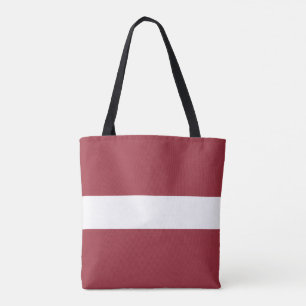 Latvian Flag, Flag of Latvia Tote Bag