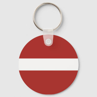 Latvian Flag Key Ring
