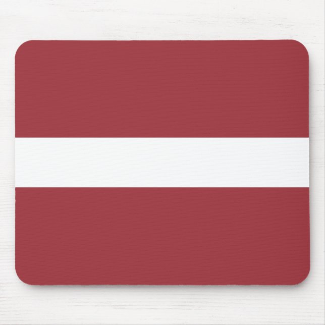 Latvian Flag (Latvia) Mouse Mat (Front)