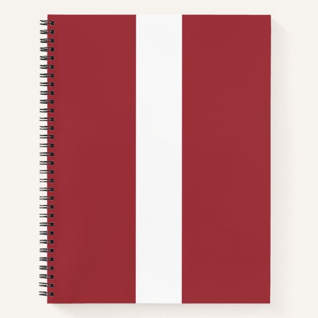 Latvian Flag (Latvia) Notebook (Front)