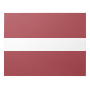 Latvian Flag (Latvia) Notepad