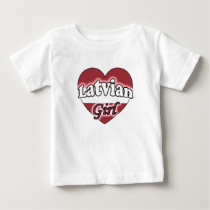 Latvian Girl Baby T-Shirt