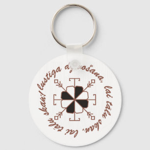 Latvian key chain
