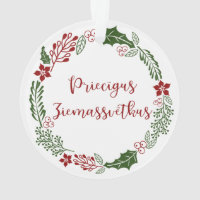 Latvian Merry Christmas, Priecīgus Ziemassvētkus