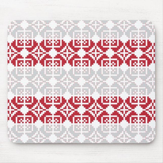 Latvian Morning SUN geometric pattern II Mouse Mat (Front)
