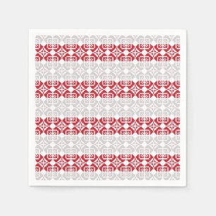 Latvian Morning SUN geometric pattern II Napkin